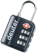 Akcesoria turystyczne - Deuter Kłódka TSA Pad Lock black 395122170000 - miniaturka - grafika 1