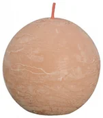 Świece - Bolsius Świeca kula rustykalna Shine 25H 7,6CM 3szt MGLISTY RÓŻ BOLSIUS3556 - miniaturka - grafika 1