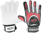Piłka nożna - NO10 Rękawice bramkarskie NO10 Club 56094 czerwone Rozmiar: 6 56094_RED_6 - miniaturka - grafika 1