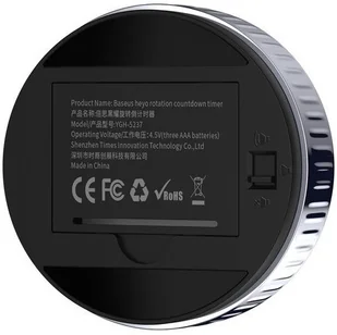 Baseus Baseus Heyo Rotation | Stoper kuchenny minutnik timer cyfrowy magnetyczny ACDJS-01 - Zegary - miniaturka - grafika 12