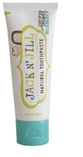 JACK N'JILL - pasty do zębów Jack N'Jill, Naturalna Pasta do zębów, organiczna borówka i Xylitol, 50g JJN05653 [2079787] - Grzechotki dla dzieci - miniaturka - grafika 4