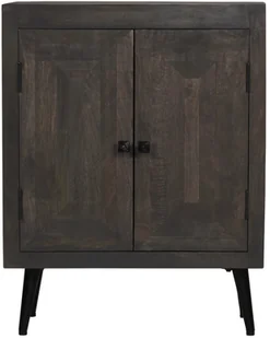 vidaXL Szafka z litego drewna mango, 60 x 30 x 76 cm - Komody - miniaturka - grafika 6