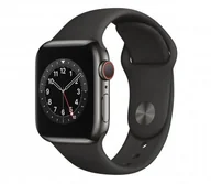 Smartwatch - Apple Watch 6 40/Graphite Steel/Black Sport LTE - miniaturka - grafika 1