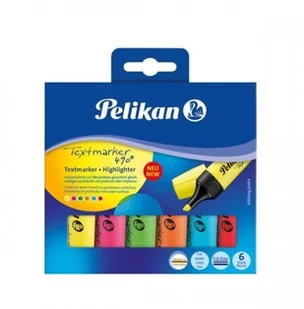 Zakreślacz 490 w etui 6szt - Zakreślacze - miniaturka - grafika 2