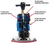 Akcesoria do urządzeń czyszczących - Węże do maszyn czyszczących TT/TTB/ET 3450/4045/4550/4552 - 206842 - spustowy brudnej wody - miniaturka - grafika 1