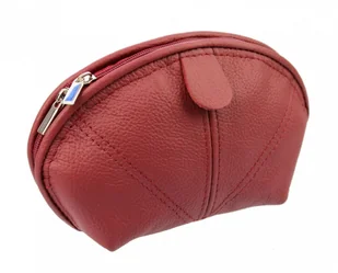 ELKOR (PL) Skórzana Kosmetyczka Półokrągła ELKOR (PL) Mała - Kosmetyczki, organizery i kuferki - miniaturka - grafika 2