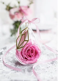 PartyDeco Tasiemka satynowa, różowa jasna, 6 mm / 25 m TS6-081J - Pasmanteria - miniaturka - grafika 3