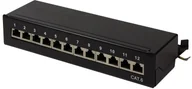 Szafy rack - LogiLink Patch panel stacjonarny NP0017 12x RJ45 kat.6 ekranowany NP0017 - miniaturka - grafika 1