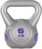 Kettlebell - Movit SREBRNA HANTLA KOMPOZYTOWA KULA KETTLEBELL KETLA 6KG 20040546 - miniaturka - grafika 1