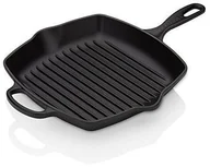 Patelnie - Le Creuset Signature Patelnia grillowa czarna wymiary: 30 x 43,2 x 5,1 cm 20183260000422 - miniaturka - grafika 1