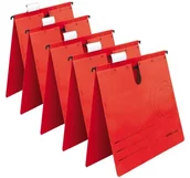 Teczki i skoroszyty - Herlitz A4 skoroszyt wiszący UniReg biznesowy, 5 sztuk, kolor czerwony 5874995 - miniaturka - grafika 1