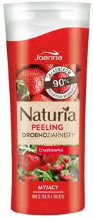 Joanna Naturia drobnoziarnisty myjący peeling do ciała Truskawka 100g - Peelingi do ciała - miniaturka - grafika 2