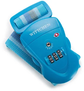 Wittchen 56-30-013-90 Pas zabezpieczający z zamkiem niebieski - Akcesoria turystyczne - miniaturka - grafika 2