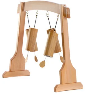 Drewniany stojak na gong (do średnicy 60 cm) - wersja wysoka 155 cm stojak60cm-wysoki - Wróżbiarstwo i radiestezja - miniaturka - grafika 4