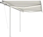 Markizy - VidaXL Lumarko Automatycznie zwijana markiza, LED i czujnik wiatru, 3,5x2,5 m 3069932 VidaXL - miniaturka - grafika 1