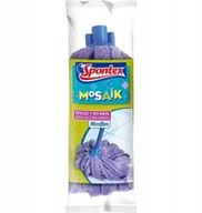 Miotły, szufle, mopy - Spontex Mop Paskowy Z Mikrofibry Mosaik Zapas - miniaturka - grafika 1