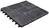 Podesty i deski tarasowe - DLH Podest tarasowy kamienny 30x30 cm 21 mm grafitowy - miniaturka - grafika 1
