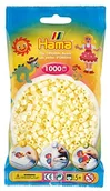 Prace ręczne dla dzieci - Hama Beads koraliki do naprasowywania, 1000 sztuk, w wielu kolorach, kremowy 207-02 - miniaturka - grafika 1