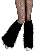 Stroje karnawałowe - Boland boland 01732  pluszowe-ocieplacz do nóg, rozmiar uniwersalny, w rozmiarze uniwersalnym, czarny - miniaturka - grafika 1