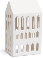 Oświetlenie świąteczne - Kähler Kähler URBANIA Świecznik Tealight - Domek Biały - Church 691102 - miniaturka - grafika 1