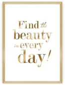 Obrazy i zdjęcia - Dekoria Obraz Beauty Gold 30 x 40 cm 183-105-00 - miniaturka - grafika 1