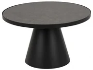 Ławy i stoliki kawowe - Actona Stolik kawowy Soli czarny 65 cm 20140A - miniaturka - grafika 1