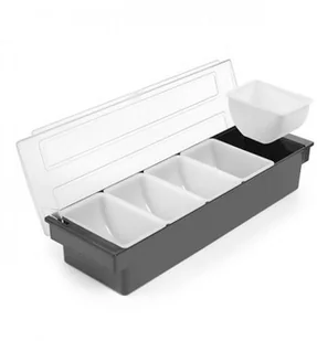 Hendi Pojemnik barmański na dodatki do drinków 5-częściowy 552131 552131 - Pozostałe akcesoria barmańskie - miniaturka - grafika 3