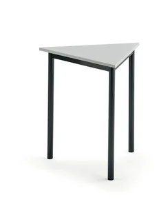 AJ Produkty Biurko BORS TRIANGEL, 700x700x720 mm, szary laminat, antracyt - Meble do szkół i przedszkoli AJ Produkty Biurko BORS TRIANGEL, 700x700x720 mm, szary laminat, antracyt - Meble do szkół i przedszkoli - miniaturka - grafika 1