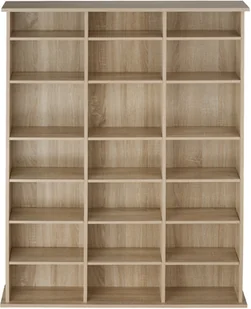 tectake Regał CD Stevie - dąb 403622 - Regały tectake Regał CD Stevie - dąb 403622 - Regały - miniaturka - grafika 3