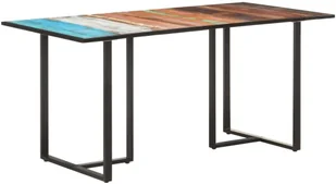 VidaXL Lumarko Stół jadalniany, 160 cm, lite drewno z odzysku 320694 VidaXL - Stoły - miniaturka - grafika 10