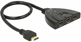 Delock Switch 3x wejście HDMI &gt 1x wyjście HDMI 18600 - Rozgałęźniki - miniaturka - grafika 2