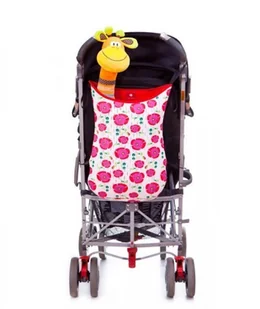 Torba Neoprenowa do Wózka, Czerwona w Kwiatki - Akcesoria do wózków - miniaturka - grafika 2