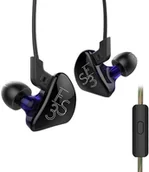 Słuchawki - KZ ES3 czarno-fioletowe - miniaturka - grafika 1