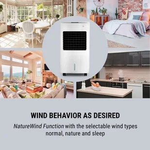 OneConcept OneConcept Freeze Me schładzacz powietrza klimator wentylator 65W 400m/h  3 prędkości wiatru pilot ACO3- - Klimatory - miniaturka - grafika 7