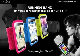 Puro PURO Running Band - Uniwersalna frotka do biegania do smartfonów max 4.3" + key pocket (różowy) UNIRUNLPNK - Etui i futerały do telefonów - miniaturka - grafika 13