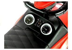 Import LEANToys Jeździk dla Malucha 613W Gra + Świeci Czerwony 2889 - Jeździki dla dzieci - miniaturka - grafika 6