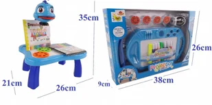 LUXMA PROJEKTOR DO RYSOWANIA NÓŻKI KORONA MUZYKA 6776 YM6776 - Zabawki kreatywne - miniaturka - grafika 8