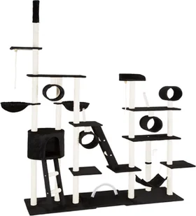 tectake Drapak dla kota Snooky 261 cm - czarny 403918 - Drapaki dla kotów - miniaturka - grafika 5
