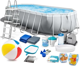 Intex Basen ogrodowy stelażowy 610 x 305 x 122 cm zestaw 18w1 26798 26798-18W1 - Baseny ogrodowe Intex Basen ogrodowy stelażowy 610 x 305 x 122 cm zestaw 18w1 26798 26798-18W1 - Baseny ogrodowe - miniaturka - grafika 1