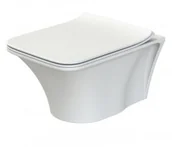 Miski WC - CERASTYLE 18900 Miska sedesowa wisząca Ibiza Rimless z funkcją bidetu BEZ DESKI - miniaturka - grafika 1