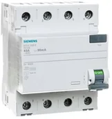 Bezpieczniki elektryczne - Siemens Wyłącznik różnicowoprądowy 4P 63A 0,03A typ AC 5SV4346-0 - miniaturka - grafika 1