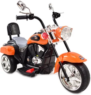 Import SUPER-TOYS MOTOR CHOPPER TR1501 TR-1501-ORANGE - Pojazdy elektryczne dla dzieci - miniaturka - grafika 4