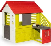 Place zabaw - Smoby Nature Domek Smoby Dla Dzieci z Kuchnią 810713 - miniaturka - grafika 1