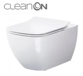 Miski WC - Cersanit S701-427 SET B245 MZ VIRGO UM CLEAN ON DESKA DUR $69W WO - miniaturka - grafika 1