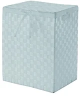 Kosze na bieliznę - Compactor Tex RAN6893 kosz na pranie z przykrywą i podpinką o wymiarach 38 x 25 x 60 cm, biały - miniaturka - grafika 1