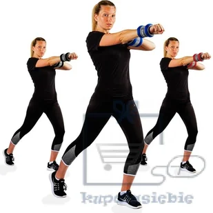 MOVIT Odblaskowe ciężarki mankiety z neoprenu - 2 x 1,5 kg - Pozostały sprzęt siłowy - miniaturka - grafika 6