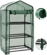 Szklarnie ogrodowe - vidaXL 3-poziomowa mini szklarnia, 69x49x125 cm - miniaturka - grafika 1