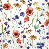 Gadżety dla niej i dla niego - Serwetki "Polne Kwiaty" PAW 33 cm 20 szt PWTL567000 - miniaturka - grafika 1