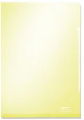 Koszulki na dokumenty - Leitz 41530215 Premium przed wzrokiem pokrowiec, PCW, błyszczący, 150 mikronów, na 30 arkuszy, DIN A4, żółte, 100 sztuk 41530215 - miniaturka - grafika 1