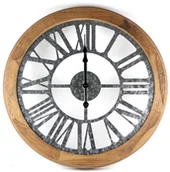 Zegary - Platinet Zegar ścienny 1xAA drewno - miniaturka - grafika 1